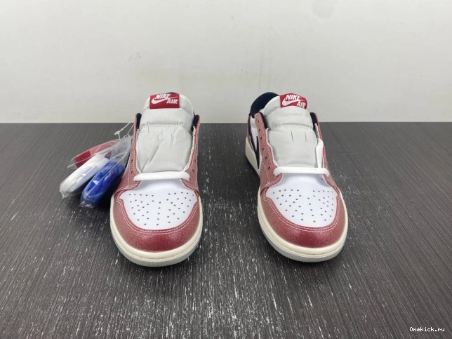 One Kick LOW TROPHY BLACK' JORDAN OG FN0432-017 1 ROOM AIR X 'RED 0803